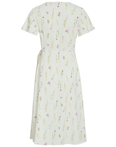 Vila - VILovie Wrap Midi Kjole - Snow White